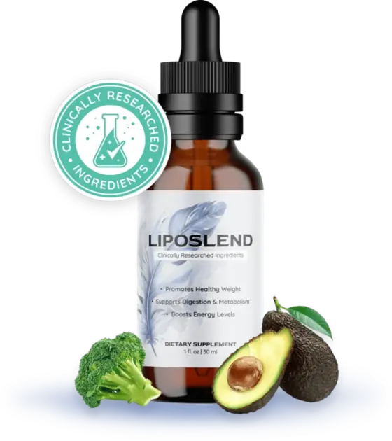 Lipo-Slend liquid drop bottle