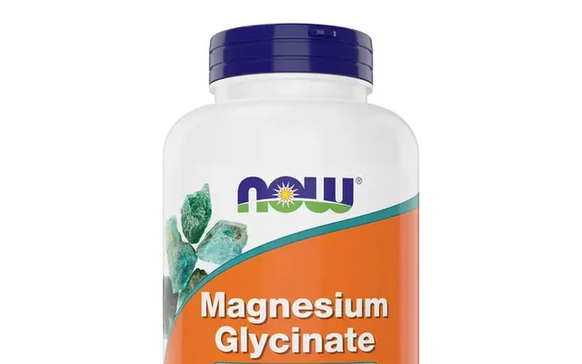 NOW Foods Magnesium Glycinate 240 Tablets bottle, Non-GMO, Vegetarian/Vegan